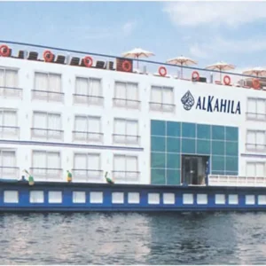Cruzeiro no Nilo Sabena Al Kahila saindo de Aswan (1)